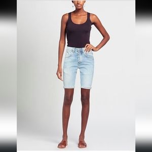Brian Dales High Waist Denim Jeans Shorts Sz 28